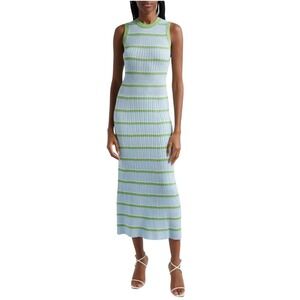 Ramy Brook Ryan‎ Crochet Sweater Dress Cut-Out Back Maxi Dress Size XS NEW